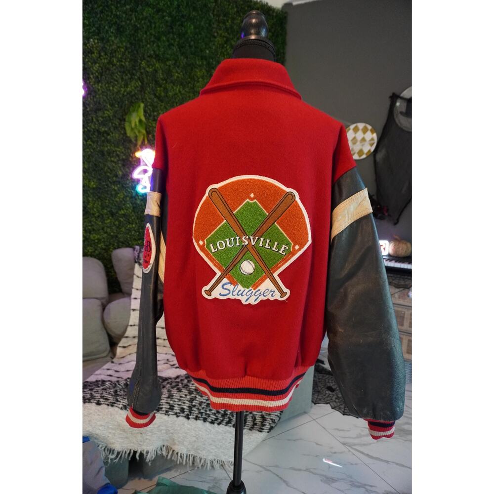 Vintage Louisville Slugger Letterman Jacket XL